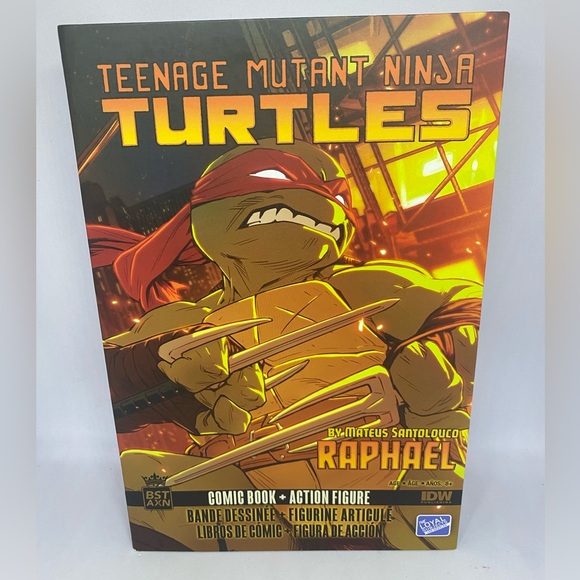 Teenage Mutant Ninja Turtles BST AXN IDW RAPHAEL Action Figure - Picture 1 of 4
